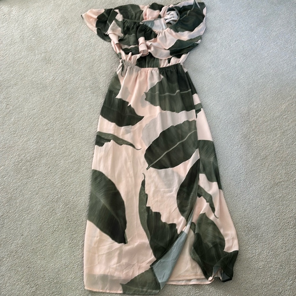 Show Me Your Mumu Rosie Dress with palm leaf